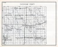 Chickawaw County Map, Iowa State Atlas 1930c